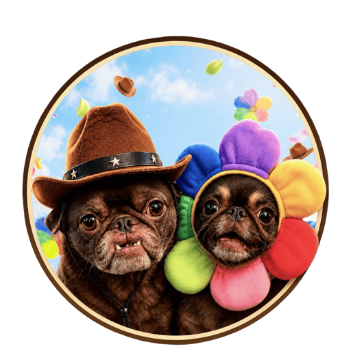 King Chilli The Pug logo